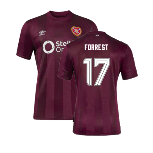 2024-2025 Hearts Home Shirt (Forrest 17)