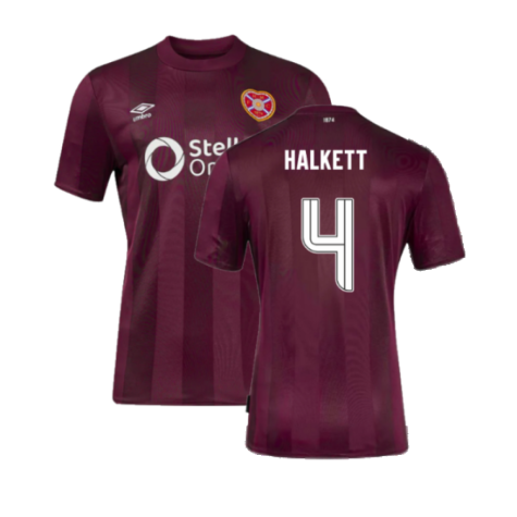 2024-2025 Hearts Home Shirt (Halkett 4)