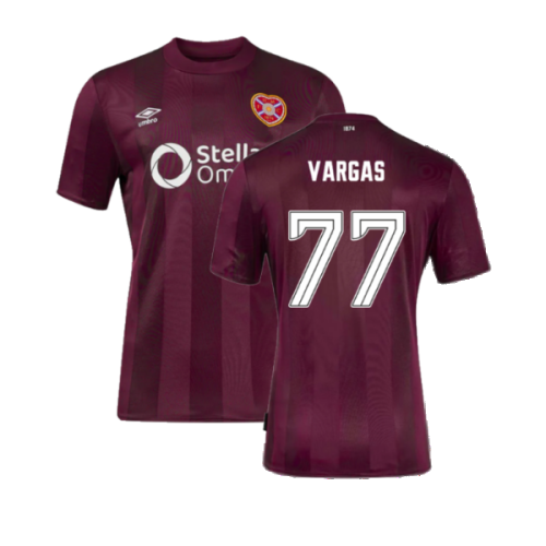 2024-2025 Hearts Home Shirt (Kids) (Vargas 77)