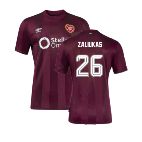 2024-2025 Hearts Home Shirt (Kids) (Zaliukas 26)