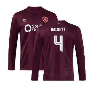 2024-2025 Hearts Long Sleeve Home Shirt (Halkett 4)