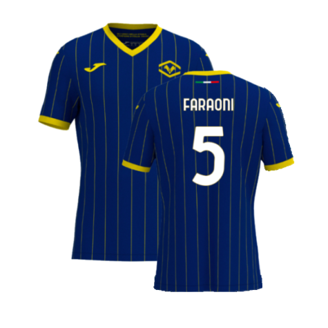 2024-2025 Hellas Verona Home Replica Shirt (Faraoni 5)