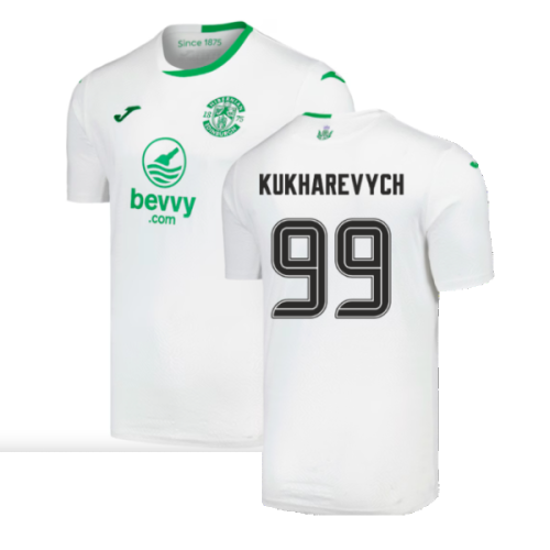 2024-2025 Hibernian Away Shirt (Kukharevych 99)