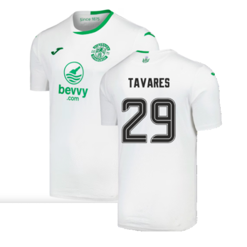 2024-2025 Hibernian Away Shirt (Tavares 29)