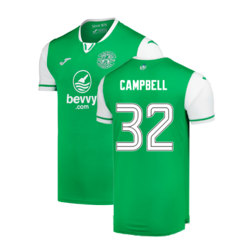 2024-2025 Hibernian Home Shirt (Campbell 32)