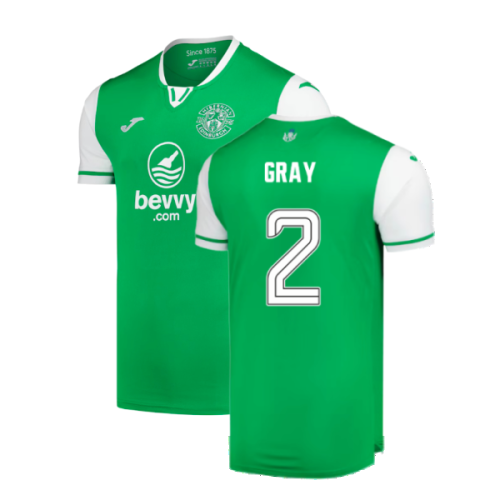 2024-2025 Hibernian Home Shirt (Gray 2)