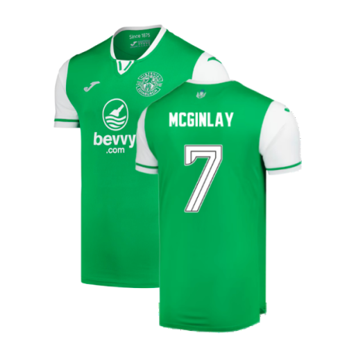 2024-2025 Hibernian Home Shirt (McGinlay 7)