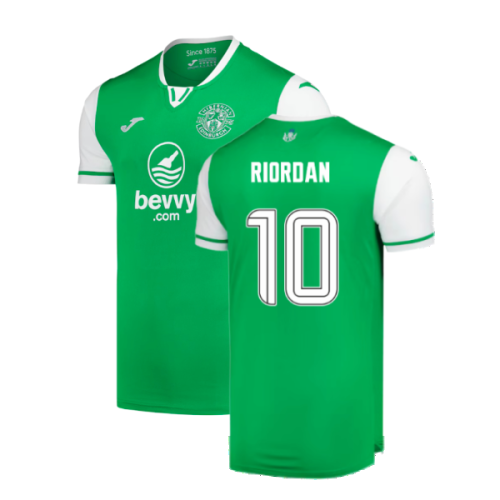 2024-2025 Hibernian Home Shirt (Riordan 10)