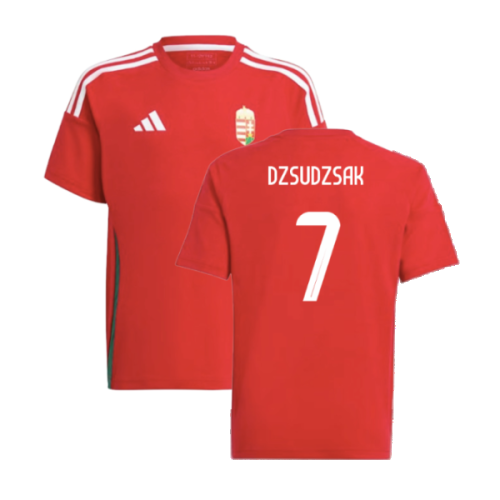 2024-2025 Hungary Home FAN Shirt (Kids) (DZSUDZSAK 7)