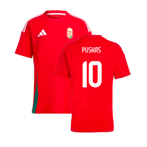 2024-2025 Hungary Home FAN Shirt (PUSKAS 10)