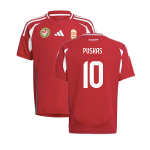 2024-2025 Hungary Home Shirt (Kids) (PUSKAS 10)