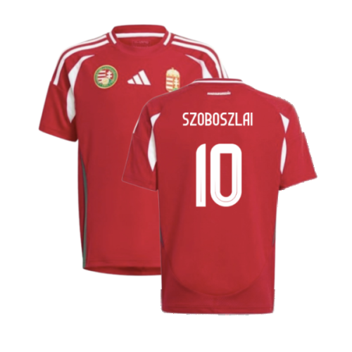 2024-2025 Hungary Home Shirt (Kids) (SZOBOSZLAI 10)