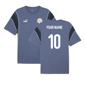 2024-2025 Iceland ftblArchive Tee (Cobalt)