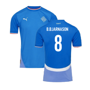 2024-2025 Iceland Home Shirt (B.Bjarnason 8)