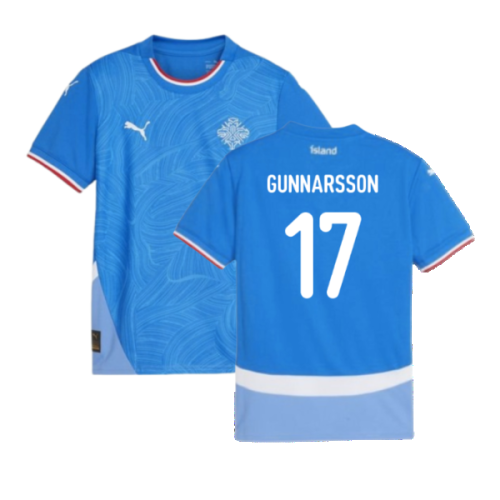 2024-2025 Iceland Home Shirt (Kids) (Gunnarsson 17)