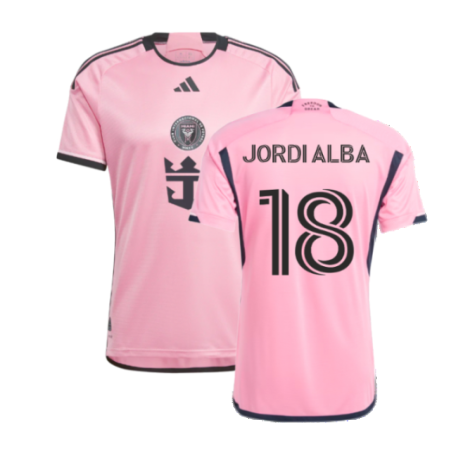 2024-2025 Inter Miami Authentic Home Shirt (Jordi Alba 18)