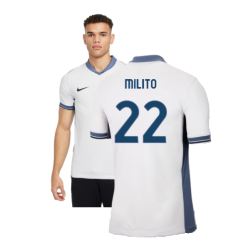 2024-2025 Inter Milan Away Dri-Fit ADV Shirt (Milito 22)