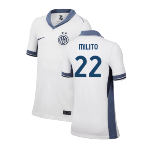 2024-2025 Inter Milan Away Shirt (Kids) (Milito 22)