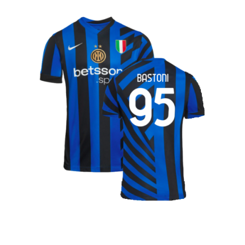 2024-2025 Inter Milan Home Shirt (Bastoni 95)