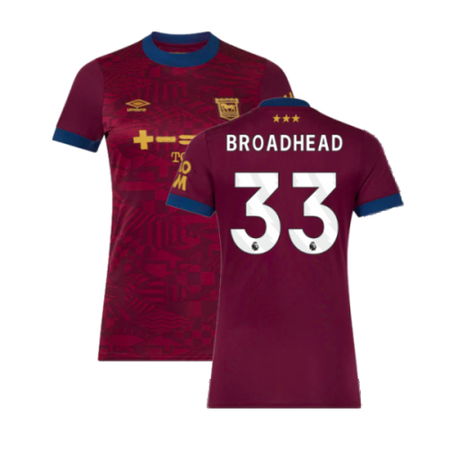 2024-2025 Ipswich Away Shirt (Womens) (Broadhead 33)