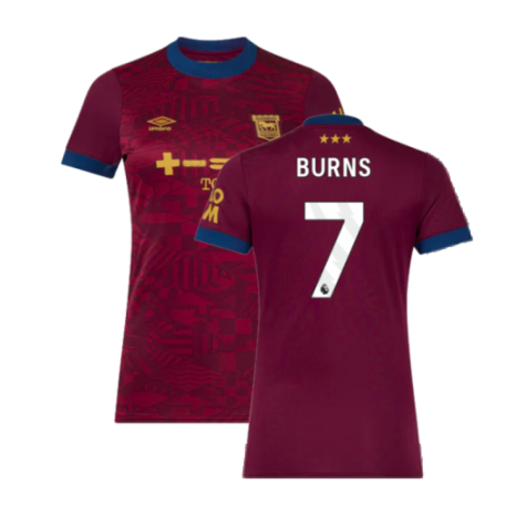 2024-2025 Ipswich Away Shirt (Womens) (Burns 7)