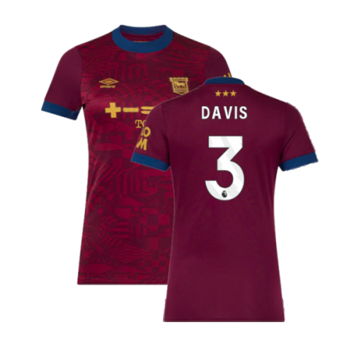 2024-2025 Ipswich Away Shirt (Womens) (Davis 3)