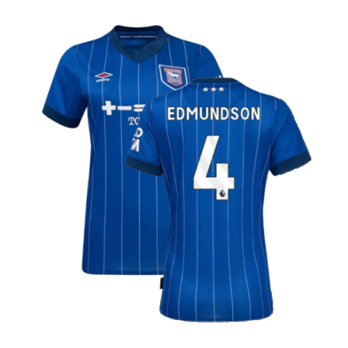 2024-2025 Ipswich Home Shirt (Womens) (Edmundson 4)