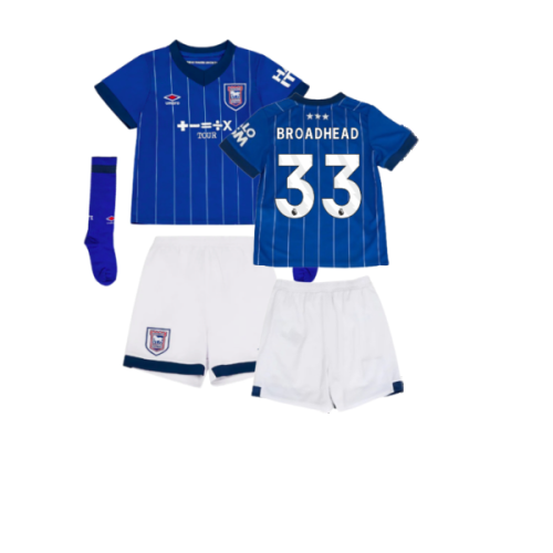 2024-2025 Ipswich Town Home Mini Kit (Broadhead 33)