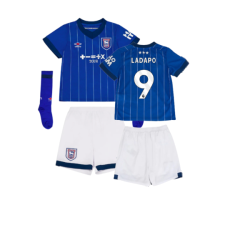 2024-2025 Ipswich Town Home Mini Kit (Ladapo 9)