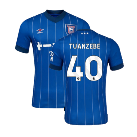 2024-2025 Ipswich Town Home Shirt (Tuanzebe 40)