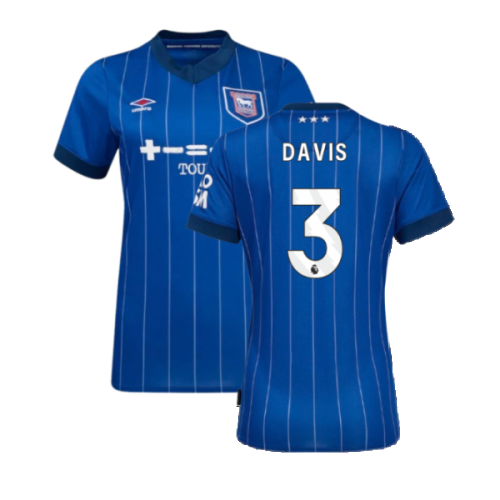 2024-2025 Ipswich Town Home Shirt (Womens) (Davis 3)