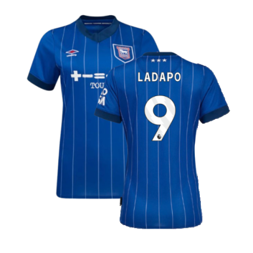 2024-2025 Ipswich Town Home Shirt (Womens) (Ladapo 9)