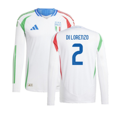 2024-2025 Italy Authentic Long Sleeve Away Shirt (DI LORENZO 2)