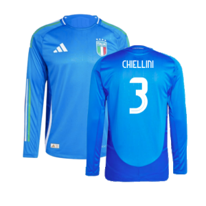 2024-2025 Italy Authentic Long Sleeve Home Shirt (CHIELLINI 3) 2024-2025 Italy Authentic Long Sleeve Home Shirt (CHIELLINI 3)