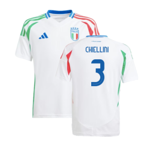 2024-2025 Italy Away Shirt (Kids) (CHIELLINI 3)