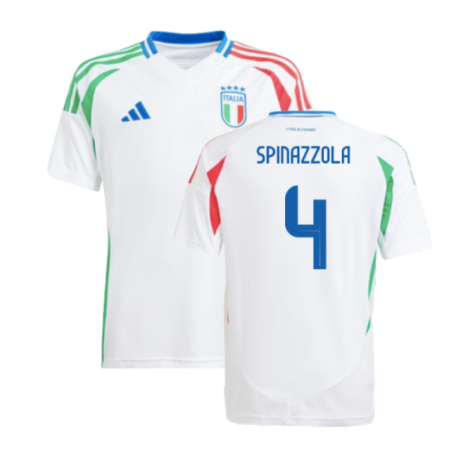 2024-2025 Italy Away Shirt (Kids) (SPINAZZOLA 4)