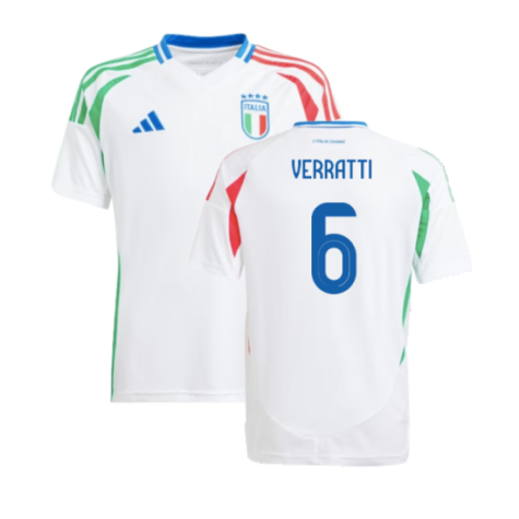 2024-2025 Italy Away Shirt (Kids) (VERRATTI 6)