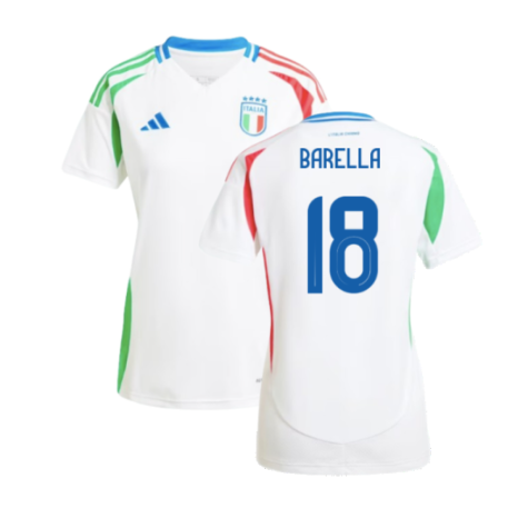 2024-2025 Italy Away Shirt (Ladies) (BARELLA 18)