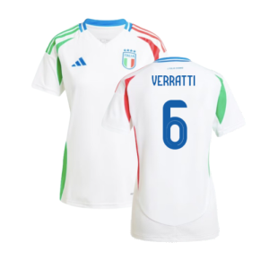 2024-2025 Italy Away Shirt (Ladies) (VERRATTI 6) 2024-2025 Italy Away Shirt (Ladies) (VERRATTI 6)