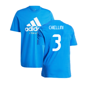 2024-2025 Italy DNA Graphic Tee (Blue) (CHIELLINI 3) 2024-2025 Italy DNA Graphic Tee (Blue) (CHIELLINI 3)