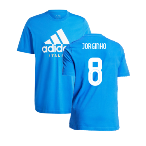 2024-2025 Italy DNA Graphic Tee (Blue) (JORGINHO 8)