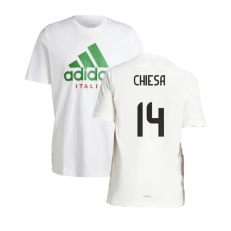 2024-2025 Italy DNA Graphic Tee (White) (CHIESA 14)