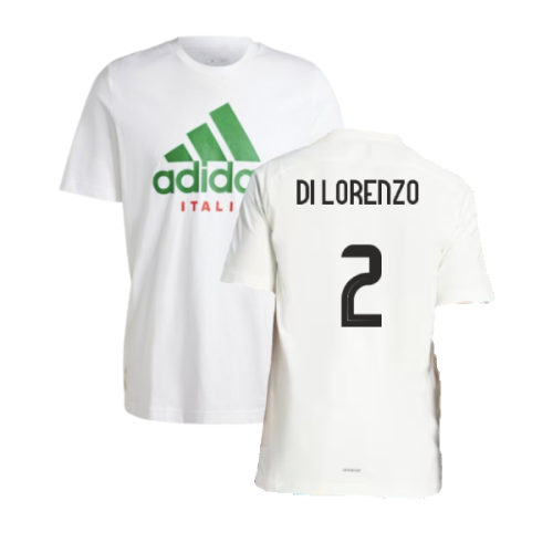 2024-2025 Italy DNA Graphic Tee (White) (DI LORENZO 2)