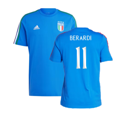 2024-2025 Italy DNA Tee (Blue) (BERARDI 11)