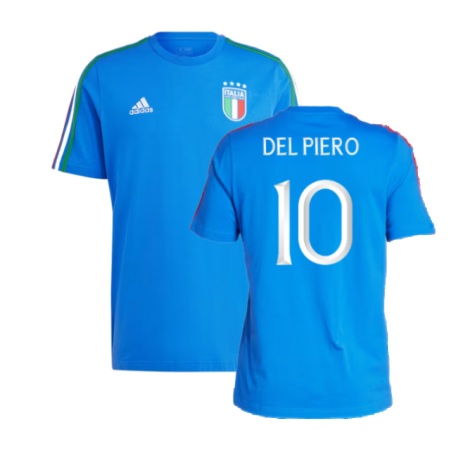 2024-2025 Italy DNA Tee (Blue) (DEL PIERO 10)