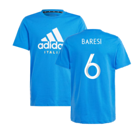 2024-2025 Italy DNA Tee (Blue) - Kids (BARESI 6)