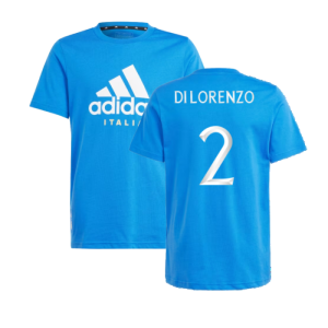 2024-2025 Italy DNA Tee (Blue) - Kids (DI LORENZO 2)