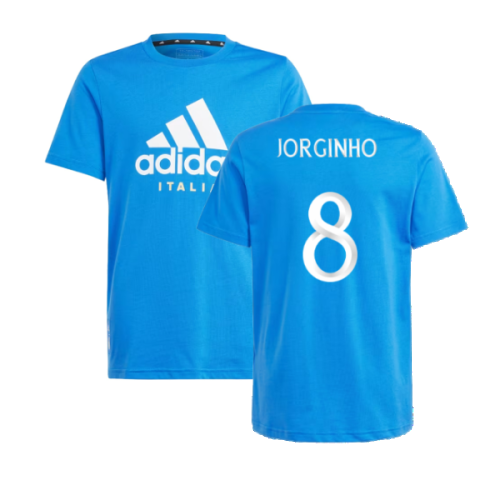 2024-2025 Italy DNA Tee (Blue) - Kids (JORGINHO 8)