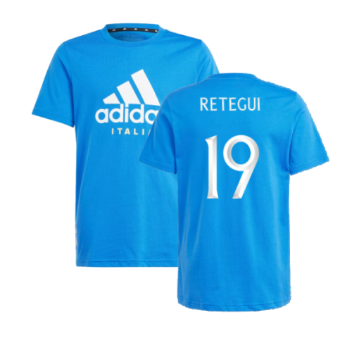 2024-2025 Italy DNA Tee (Blue) - Kids (RETEGUI 19)