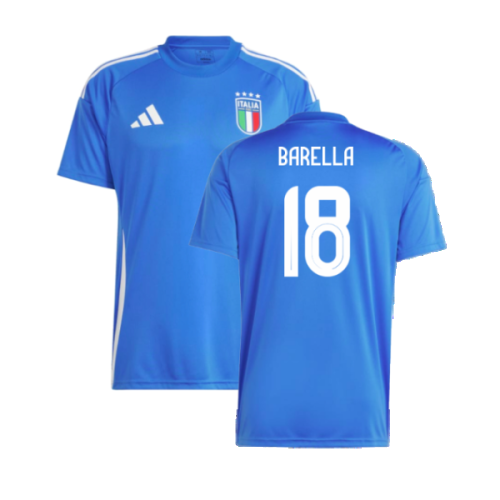 2024-2025 Italy Home Fan Jersey (BARELLA 18)